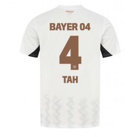 Bayer Leverkusen Jonathan Tah #4 Borte skjorte 2024-25 Kortermet